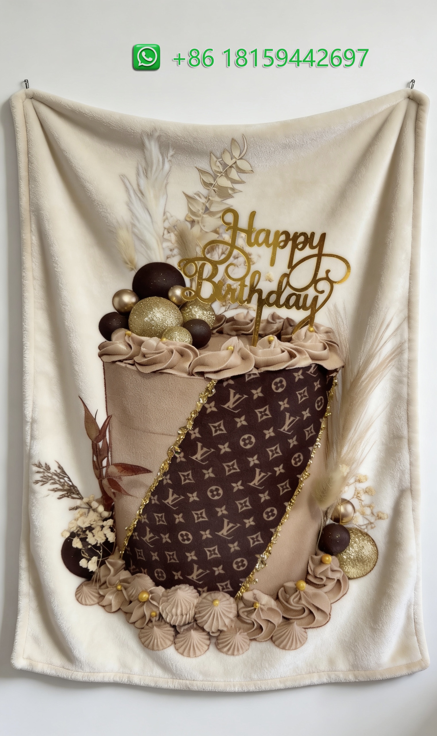 Louis Vuitton Throw Blankets